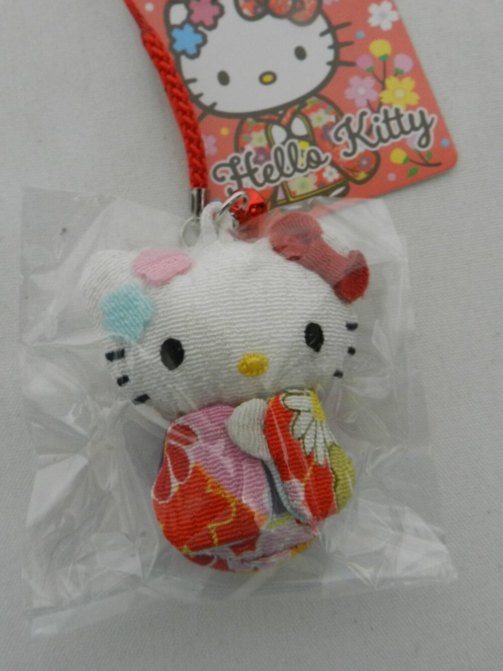 Sanrio Hello Kitty 3D phone purse Charm Kimono Japan Limited Fabric NEW NWT - Picture 8 of 12